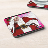 HAMbWG - Plastic Coasters (6) - Santa Claus Bier Onderzetter (Linkerzijde)
