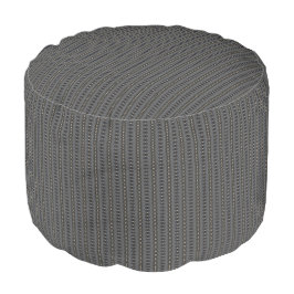 HAMbWG Pouf-stoel - Kreme/grijs design Poef