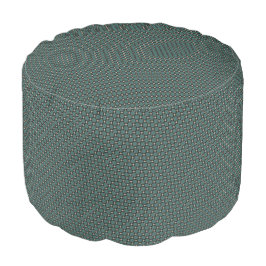 HAMbWG Pouf-stoel - zwart/crème/Blauwgroen Poef