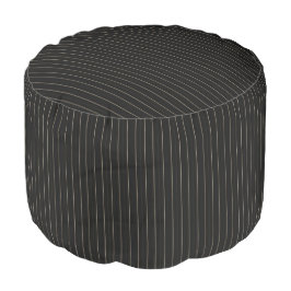 HAMbWG Pouf-stoel - zwart/kreukstreep Poef
