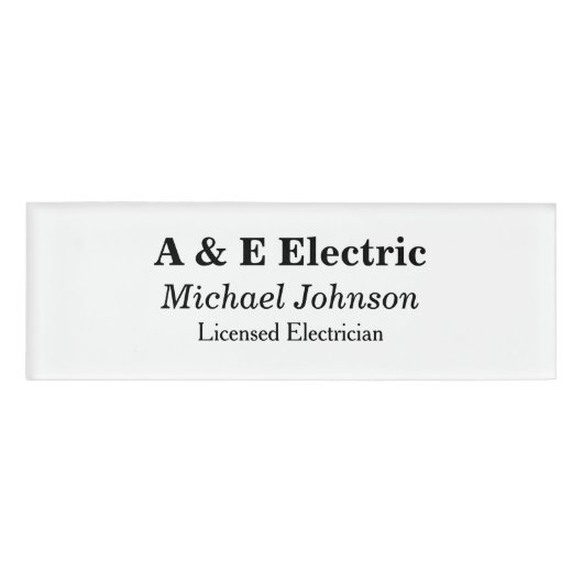 HAMbWG Professional Identification Name Tag (Voorkant)