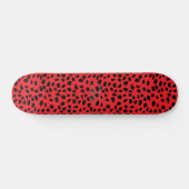 HAMbWG Red Leopard Persoonlijk Skateboard (Horizontaal)