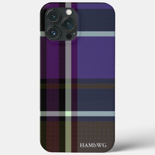 HAMbWG Robuuste Xtreme-telefooncel - Paarse spelbr Case-Mate iPhone Case (Achterkant)