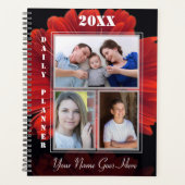 HAMbWG - Rode Gerber-bloemen Planner (Voorkant)