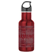 HAMbWG Rood/Rode waterfles (18 oz)