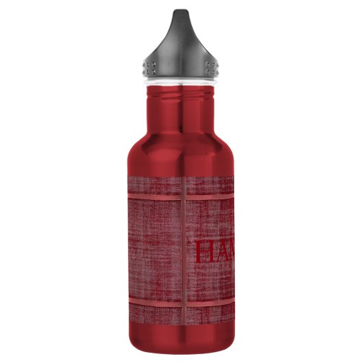 HAMbWG Rood/Rode waterfles (18 oz) Waterfles (Links)