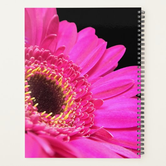 HAMbWG - Roze Gerber Daisy Planner (Achterkant)