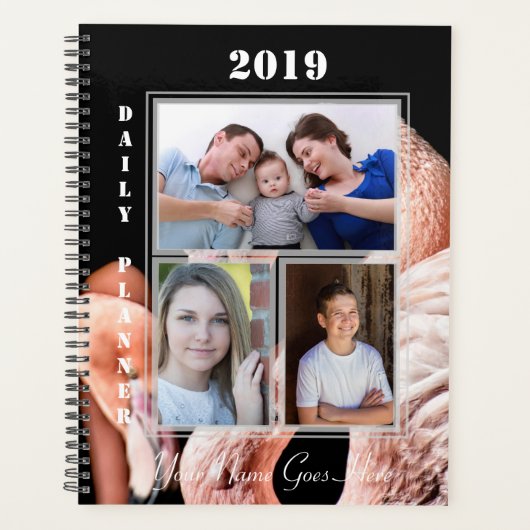 HAMbWG - Roze lamingos Planner (Voorkant)