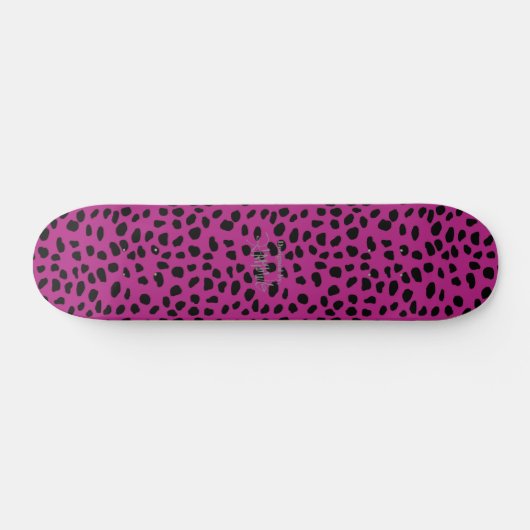 HAMbWG Roze luipaard Persoonlijk Skateboard (Horizontaal)