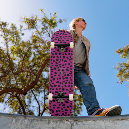 HAMbWG Roze luipaard Persoonlijk Skateboard (Buiten 1)