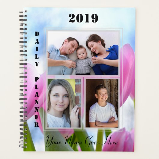 HAMbWG - Roze Tulpen Planner (Voorkant)