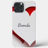 HAMbWG - Samsung Mobiele Telefoon Case - Wit/Rood (Achterkant)