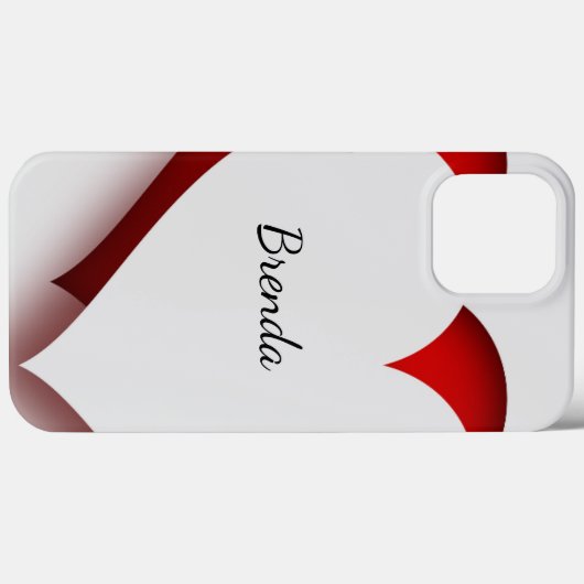 HAMbWG - Samsung Mobiele Telefoon Case - Wit/Rood (Achterkant (horizontaal))