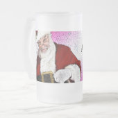 HAMbWG - Santa Claus Grote Draft-Mok Matglas Bierpul (Voorkant links)