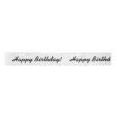 HAMbWG - Satin Ribbon - Happy Birthday Satijnen Lint (Voorkant)
