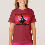 HAMbWG - Shirt T voor kinderen - Rood Ballerina (Voorkant)