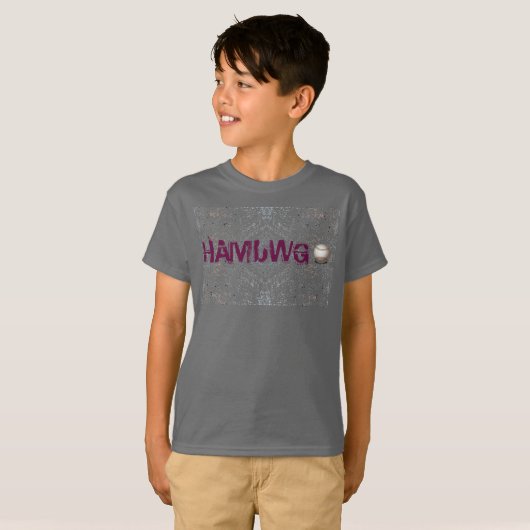 HAMbWG - Shirt T voor kinderen - Scratch ontwerp (Voorkant volledig)