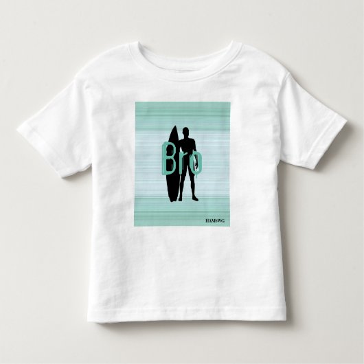 HAMbWG - Shirt van kinderen t - Aqua Gradiënten (Voorkant)