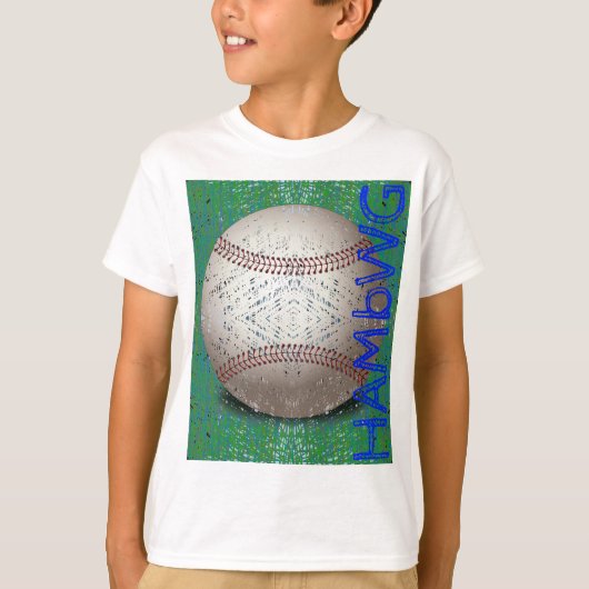 HAMbWG - Shirt voor kinderen - honkbal (Voorkant)