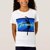 HAMbWG - Shirt voor kinderen T - Blauw Ballerina (Voorkant)