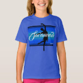 HAMbWG - Shirt voor kinderen T - Blauw Ballerina (Voorkant)