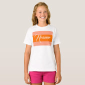 HAMbWG - Shirt voor kinderen-T - Oranje banden (Voorkant volledig)
