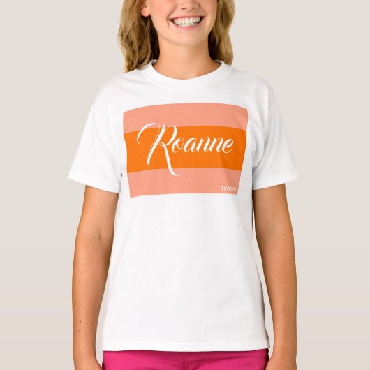 HAMbWG - Shirt voor kinderen-T - Oranje banden (Voorkant)