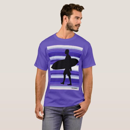 HAMbWG - Shirt voor kinderen-T - Paarse gradiënten (Voorkant volledig)