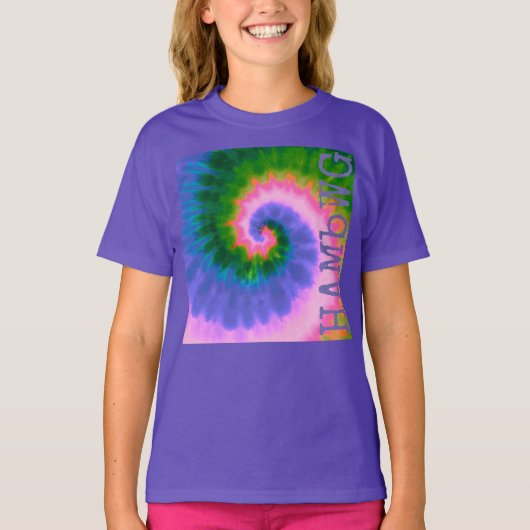 HAMbWG - Shirt voor kinderen T - Tie kleurstof met (Voorkant)