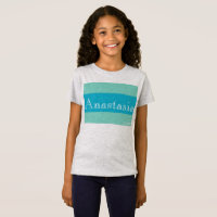 HAMbWG - Shirt voor kinderen T - Turquoise Bands