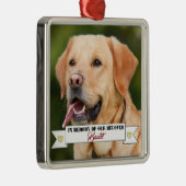 HAMbWG - Sierobject voor huisdier - Ter nagedachte Metalen Ornament (Rechts)