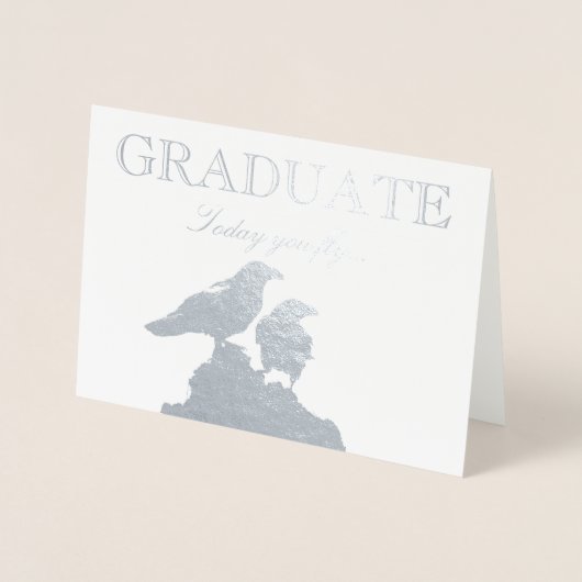 HAMbWG - Silver Foil Kaart - Afstuderen - Twee Rav (Voorkant)