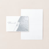 HAMbWG - Silver Foil Kaart - Hartelijk dank (Display)