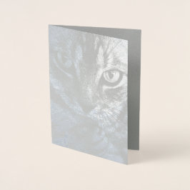 HAMbWG - Silver Foil Kaart - Kat