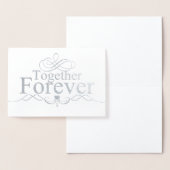 HAMbWG - Silver Foil Kaart - Samen Forever (Display)