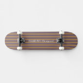 HAMbWG - Skateboard - Violet Gold Color Art Deco (Horizontaal)