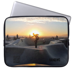 HAMbWG - Skateboarding - Neopreen laptophoes Laptop Sleeve
