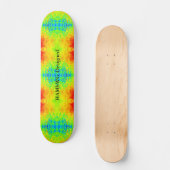 HAMbWG - Skateboards - Stropdas geverfd Geel blauw (Voorkant)