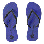 HAMbWG - Slim Strap - Flip-Flop - Royal Blue Mix Teenslippers (Voetbed)
