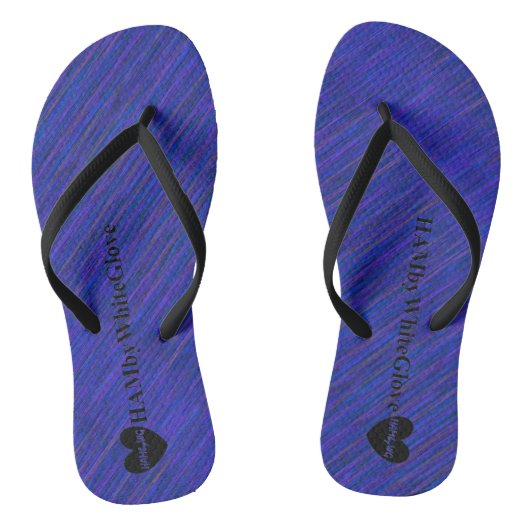 HAMbWG - Slim Strap - Flip-Flop - Royal Blue Mix Teenslippers (Voetbed)