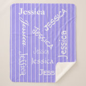 HAMbWG - Softest Fleece - Jouw naam! Sherpa Deken (Voorkant)