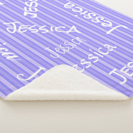 HAMbWG - Softest Fleece - Jouw naam! Sherpa Deken