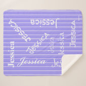 HAMbWG - Softest Fleece - Jouw naam! Sherpa Deken (Voorkant (horizontaal))