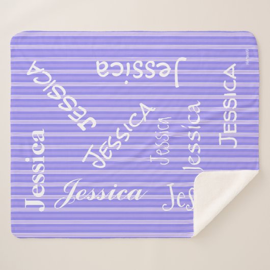 HAMbWG - Softest Fleece - Jouw naam! Sherpa Deken (Voorkant (horizontaal))