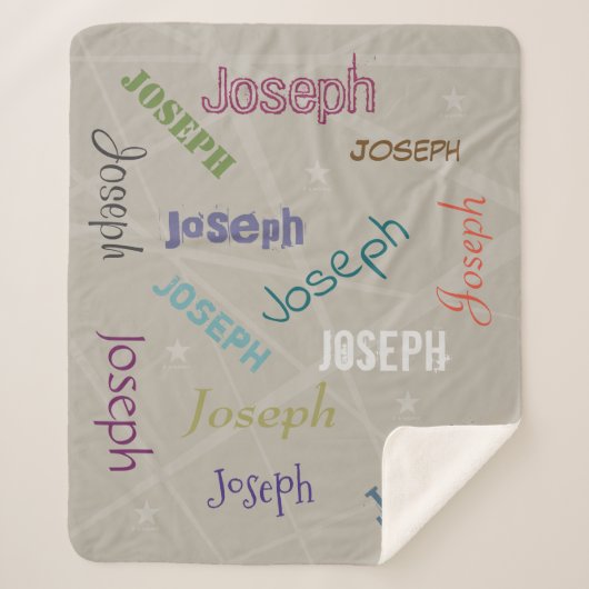 HAMbWG - Softest Fleece - Jouw naam! Sherpa Deken (Voorkant)