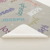 HAMbWG - Softest Fleece - Jouw naam! Sherpa Deken (3/4)