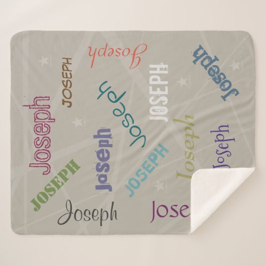 HAMbWG - Softest Fleece - Jouw naam! Sherpa Deken (Voorkant (horizontaal))