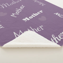 HAMbWG - Softest Fleece - Jouw naam! Sherpa Deken