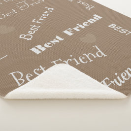 HAMbWG - Softest Fleece - Jouw naam! Sherpa Deken