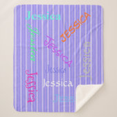 HAMbWG - Softest Fleece - Jouw naam! Sherpa Deken (Voorkant)